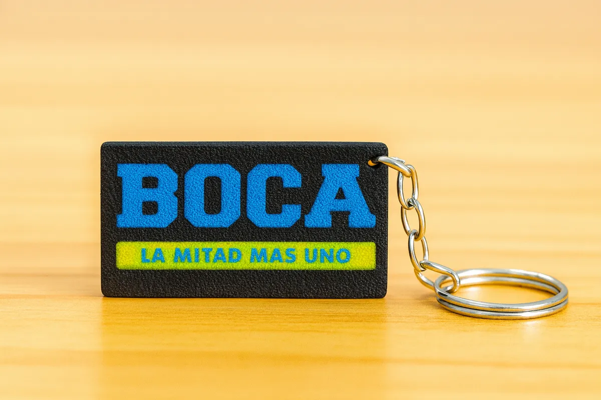 Lámpara LED Boca Juniors + Llavero de regalo