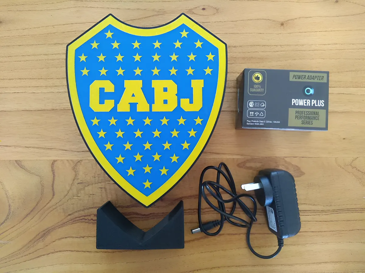 Lámpara LED Boca Juniors + Llavero de regalo