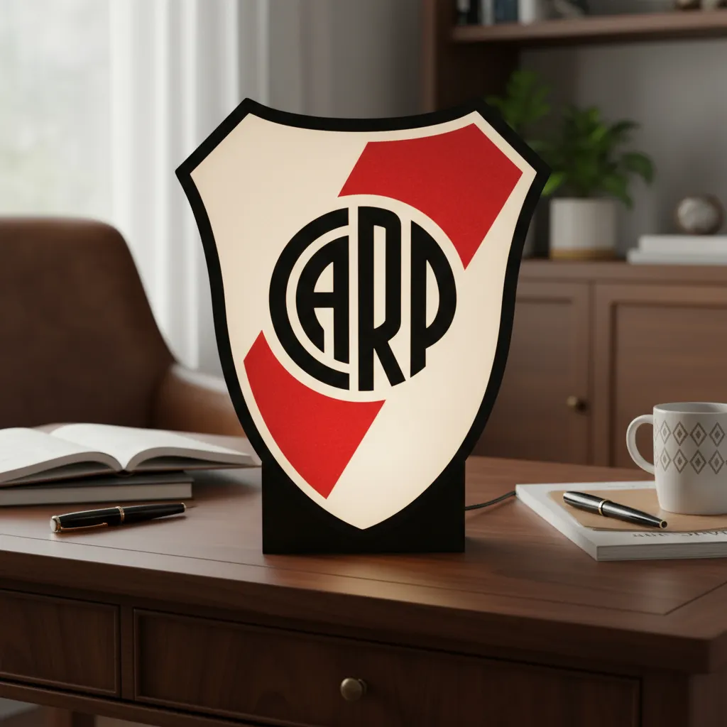 Lámpara LED River Plate + Llavero de regalo