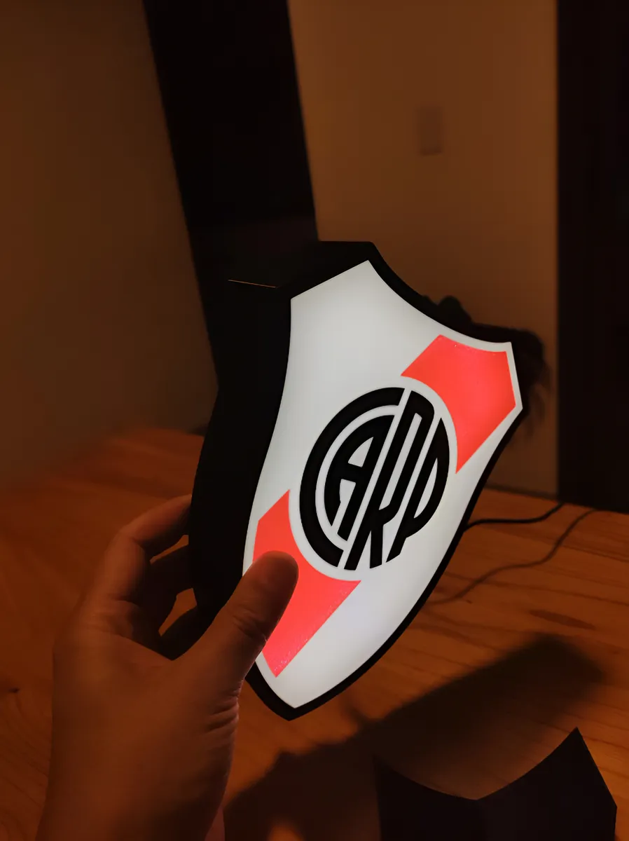 Lámpara LED River Plate + Llavero de regalo