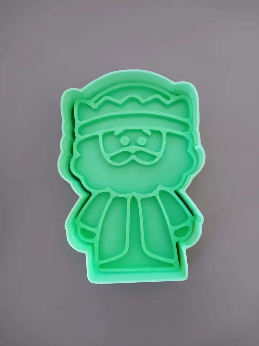 Cortantes + Sello Reyes Magos Navidad Galletitas Setx3 Color Según Stock