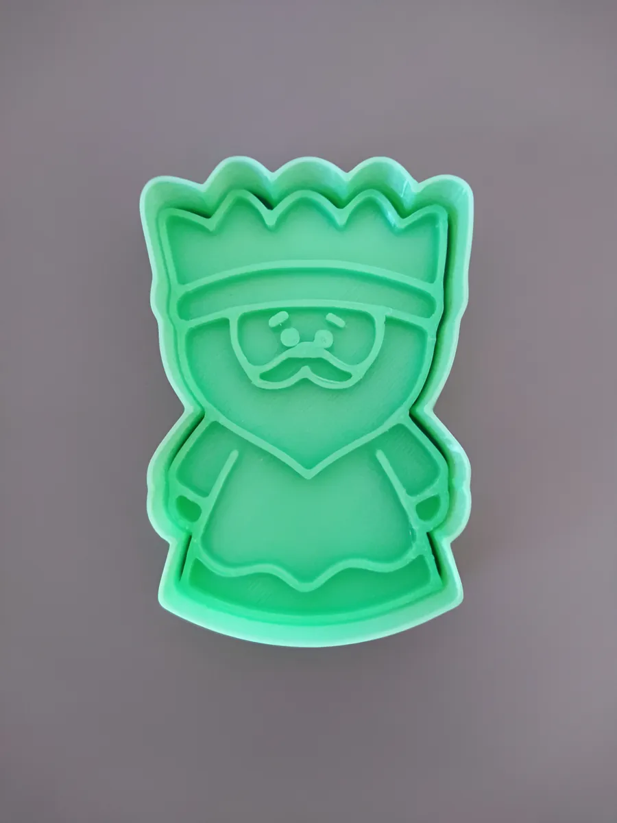 Cortantes + Sello Reyes Magos Navidad Galletitas Setx3 Color Según Stock