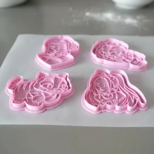 Cortante De Galletitas Guerreras K Pop Demon Hunters Set X 4 Color Según Stock