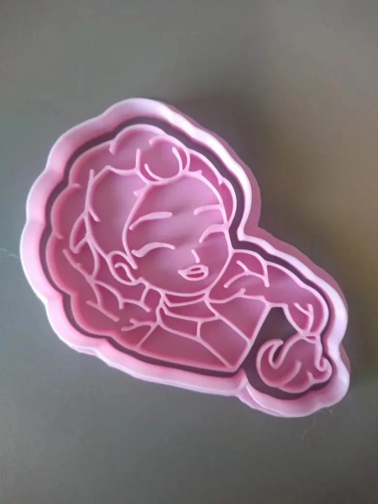 Cortante De Galletitas Guerreras K Pop Demon Hunters Set X 4 Color Según Stock