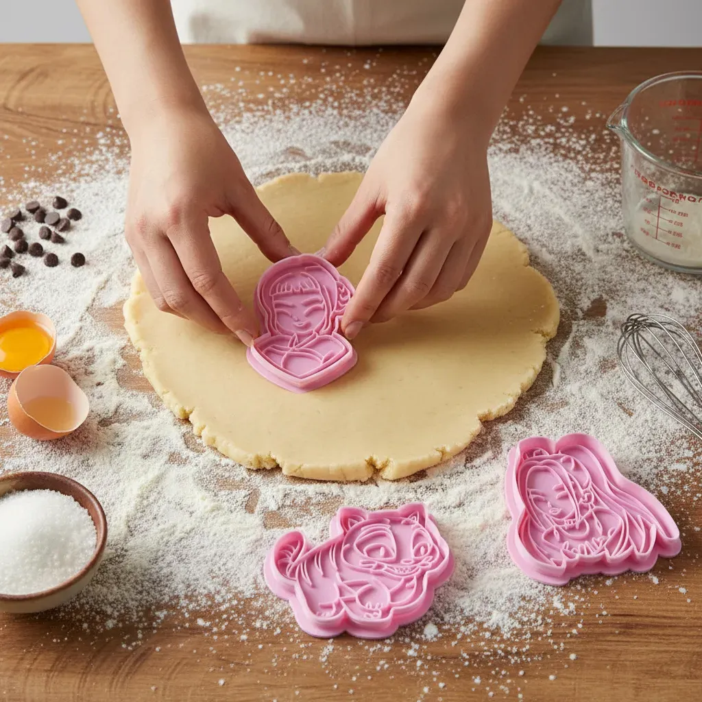 Cortante De Galletitas Guerreras K Pop Demon Hunters Set X 4 Color Según Stock