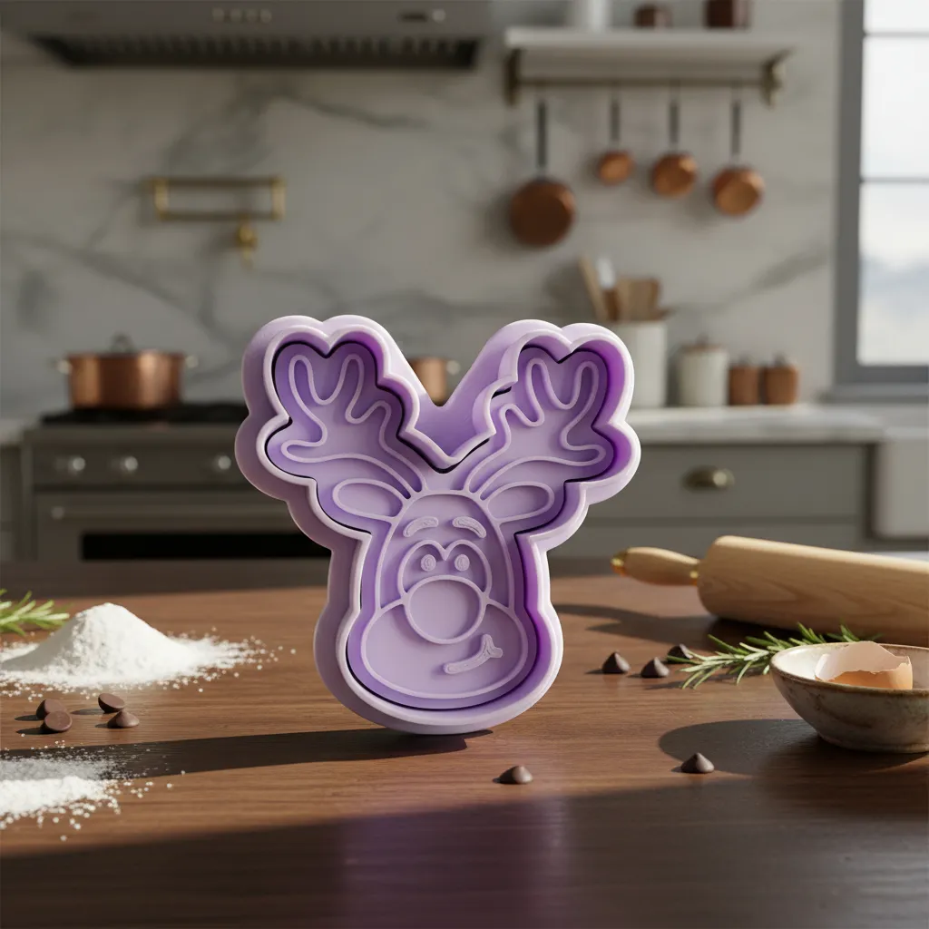 Cortante + Sello Galletitas Navideñas, Set X 6 Moldes color según stock