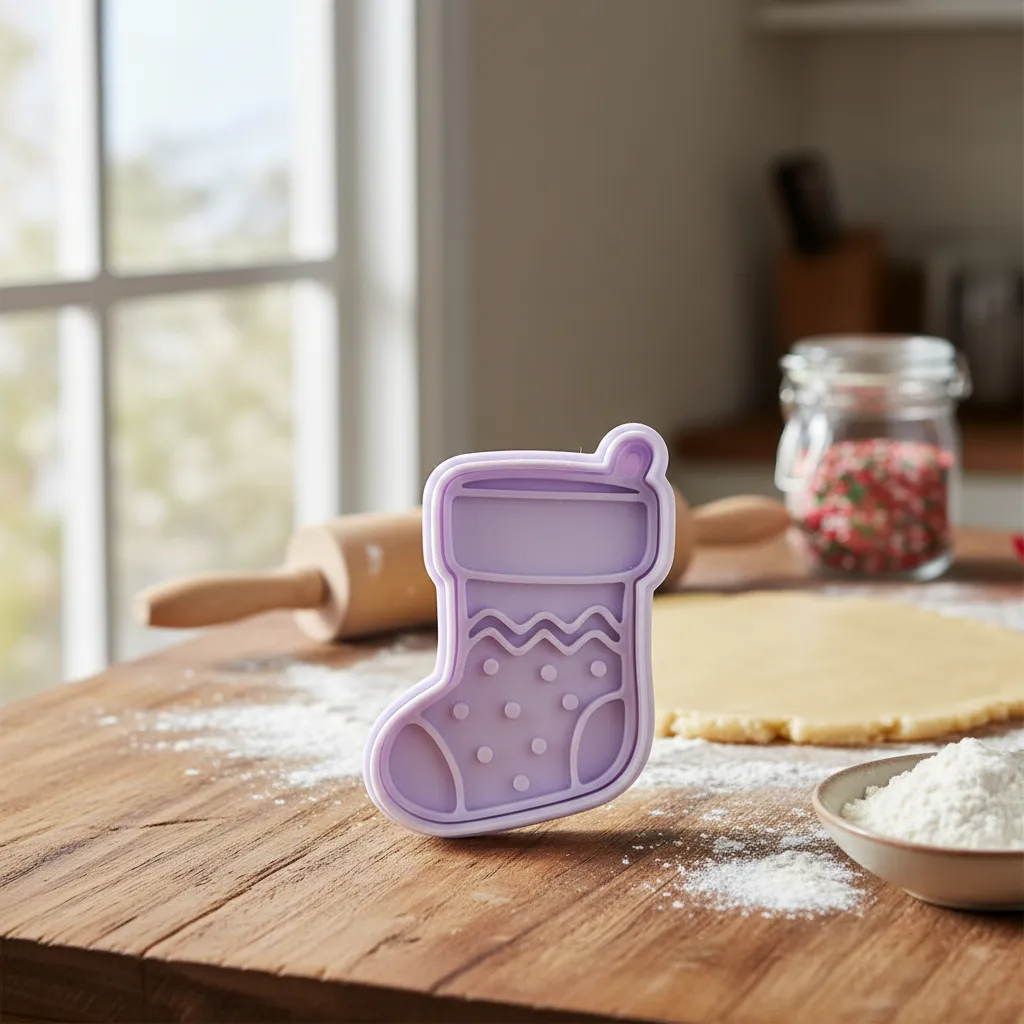 Cortante + Sello Galletitas Navideñas, Set X 6 Moldes color según stock