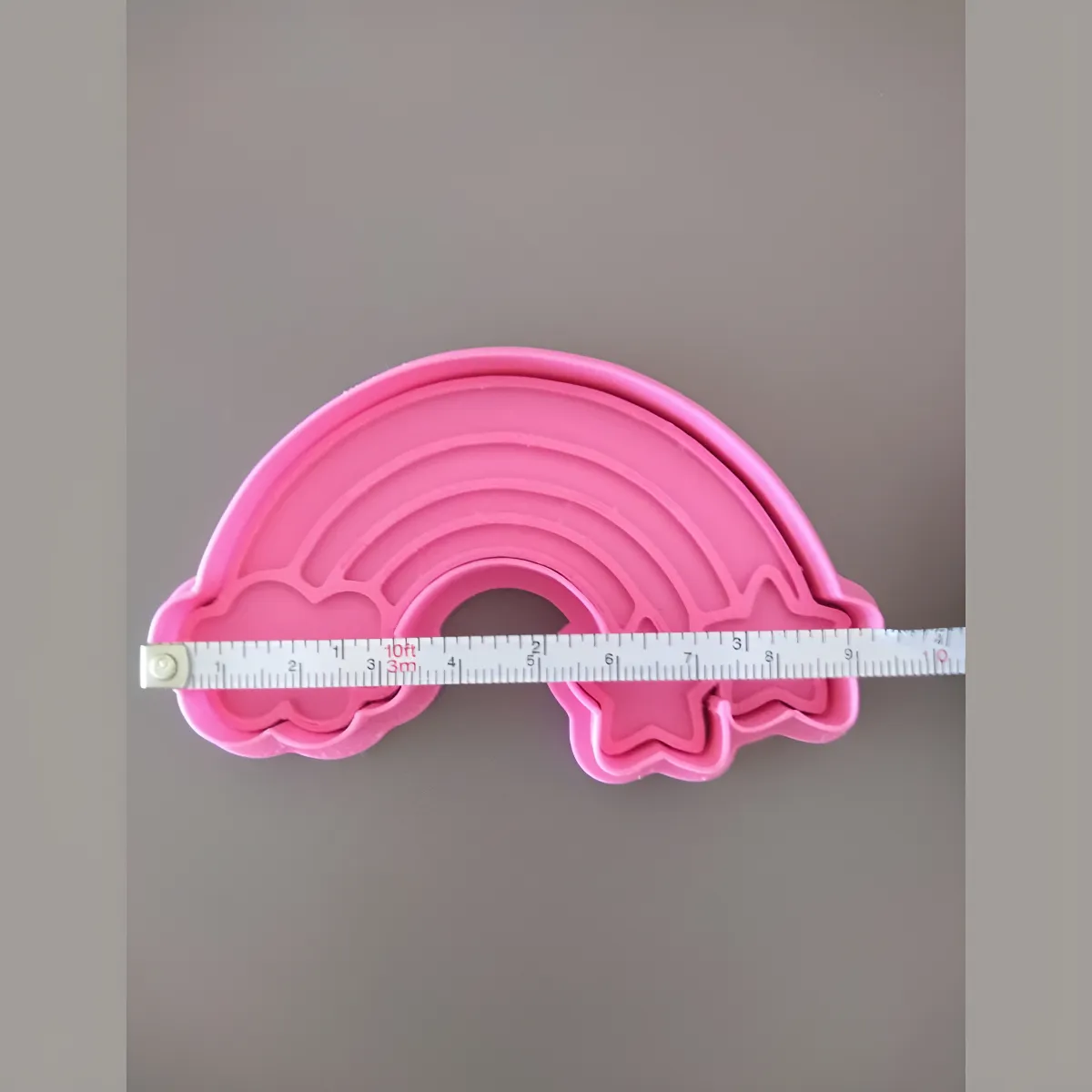 Kit cortante + sello Unicornio Arcoiris Galletitas Masa x6 color según stock