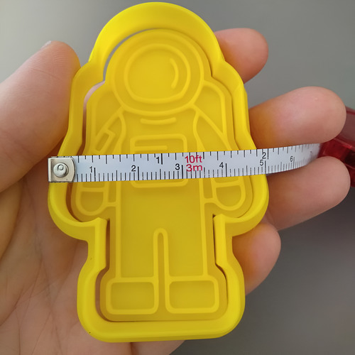 Cortante+sello Galletitas Espacio Astronauta Estrella Kitx7 Color Según Stock